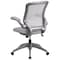 Flash Furniture Mesh Contemporary Chair, 17" to 21", Adjustable Arms, Gray BL-ZP-8805-GY-GG - alternate 9