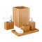 Seville Classics Bath Vanity Organizer Set, Bamboo Wood BMB17136 - alternate 4