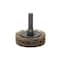 Brush Research BMC16AY80AO 1.75" Mandrel Mounted Wheel, 80 Grit Aluminum Oxide, .250" Shank Dia., .375" Trim BMC16AY80AO - alternate 3