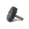 Brush Research BMC13AY180SC 1.375" Mandrel Mounted Wheel, 180Grit Silicon Carbide, .250" Shank Dia., .187" Trim BMC13AY180SC - alternate 3