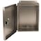 Wiegmann 1/4 Turn Latch Electrical Enclosures, 6 in H, 4 in D, 6 in W, 4, 4X, 12, 316 Stainless Steel BN4060604CHQTSSA - alternate 2