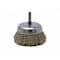 Brush Research BNH26AY120AO 2.750" Small Dia. Cup Brush, 120 Grit Aluminum Oxide, .250" Shank Dia., .750" Trim BNH26AY120AO - alternate 3