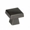 Amerock BP55273GM 1-1/2" (38 mm) Blackrock Oversized Square Cab Knob Gunmetal BP55273GM - alternate 1