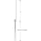 American Garage Door Supply Brushseal, Polyp., 3-in Straight Holder, 2-in Brush, 94-in. BPS32-94 - alternate 1