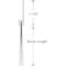 American Garage Door Supply Brushseal, Polyp., 1-1/2-in Straight Holder, 2-in Brush, 94-in. BPS152-94 - alternate 1