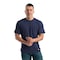 Berne Performance Short Sleeve Pocket Tee, S, 60% Cotton / 40% polyester Jersey, NAVY, S BSM38 - alternate 1