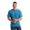 Berne Performance Short Sleeve Pocket Tee, M, 60% Cotton / 40% polyester Jersey, Riptide, M BSM38 - alternate 1