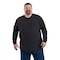 Berne Performance Long Sleeve Pocket Tee, 2XL, Black, 2XL BSM39 - alternate 3