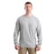 Berne Performance Long Sleeve Pocket T-Shirt, 88% cotton 12% polyester jersey, Grey, L BSM40 - alternate 1