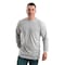 Berne Heavyweight Long Sleeve Pocket T-Shirt, 88% cotton 12% polyester jersey, Grey, LT BSM46 - alternate 1