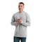 Berne Heavyweight Long Sleeve Pocket T-Shirt, 88% cotton 12% polyester jersey, Grey, LT BSM46 - alternate 2