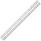 Business Source Ruler, Plastic, 12", We 32365 - alternate 1