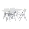 National Public Seating Folding Chair, Plastic, Gray, PK4 602 - alternate 8