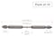 Vessel Double-Emded Torsion Bit1/4" Hex , PK10 BT43P2100H - alternate 4