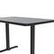 Correll Rectangle Cafe Bistro and Breakroom Pedestal Table, High Pressure Laminate Top, Gray BTT3048-15 - alternate 8