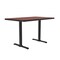 Correll Rectangle Cafe Bistro and Breakroom Pedestal Table, High Pressure Laminate Top, Cherry BTT3048-21 - alternate 4