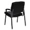 Flash Furniture Contemporary Side Reception Chair, Black Back, 23-1/4 in W 26" L 36" H, Padded, Leather Seat BT-1404-BKGY-GG - alternate 8