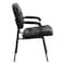 Flash Furniture Contemporary Side Reception Chair, Brown Back, 23-1/4 in W 26" L 36" H, Padded, Leather Seat BT-1404-BN-GG - alternate 3