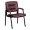 Flash Furniture Contemporary Side Reception Chair, 23-1/4 in W 26" L 36" H, Padded, Leather Seat BT-1404-BURG-GG - alternate 9