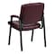 Flash Furniture Contemporary Side Reception Chair, 23-1/4 in W 26" L 36" H, Padded, Leather Seat BT-1404-BURG-GG - alternate 10