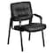Flash Furniture Contemporary Side Reception Chair, Black Seat, Black Back, 23 1/4" W 26" L 36" H, Padded BT-1404-GG - alternate 9