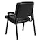 Flash Furniture Contemporary Side Reception Chair, Black Seat, Black Back, 23 1/4" W 26" L 36" H, Padded BT-1404-GG - alternate 3