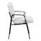 Flash Furniture Contemporary Side Reception Chair, White Back, 23-1/4 in W 26" L 36" H, Padded, Leather Seat BT-1404-WH-GG - alternate 8