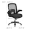 Flash Furniture Contemporary Big and Tall Office Chair, Black Seat, Black Back, 31 1/2 in W 28-1/2" L 47-1/2" H BT-20180-GG - alternate 2