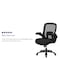 Flash Furniture Contemporary Big and Tall Office Chair, Black Seat, Black Back, 31 1/2 in W 28-1/2" L 47-1/2" H BT-20180-GG - alternate 3