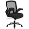 Flash Furniture Contemporary Big and Tall Office Chair, Black Seat, Black Back, 31 1/2 in W 28-1/2" L 47-1/2" H BT-20180-GG - alternate 6