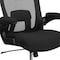 Flash Furniture Contemporary Big and Tall Office Chair, Black Seat, Black Back, 31 1/2 in W 28-1/2" L 47-1/2" H BT-20180-GG - alternate 8