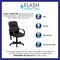 Flash Furniture Black High Back Massage Chair BT-2690P-GG - alternate 6