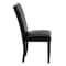 Flash Furniture Contemporary Parsons Chair, Black Seat, Black Back, 16 W 19" L 39 H BT-350-BK-LEA-023-GG - alternate 10