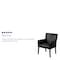 Flash Furniture Contemporary Executive Side Reception Chair, Black Seat, Wood Back, 26 1/2" W 23" L 35-1/4" H BT-353-BK-LEA-GG - alternate 10