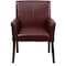 Flash Furniture Contemporary Executive Side Reception Chair, 26-1/2 in W 23" L 35-1/4" H, Padded Curved BT-353-BURG-GG - alternate 7