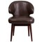 Flash Furniture Comfort Back Side Reception Chair, Brown Back, 23-1/2 in W 24" L 33-3/4" H, Leather Seat BT-4-BN-GG - alternate 10