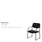 Flash Furniture Contemporary Executive Side Reception Chair, Black Back, 23 in W 20" L 34" H, Curved, Fabric Seat BT-508-BK-GG - alternate 4