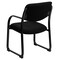 Flash Furniture Contemporary Executive Side Reception Chair, Black Back, 23 in W 20" L 34" H, Curved, Fabric Seat BT-508-BK-GG - alternate 8