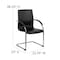 Flash Furniture Contemporary Side Reception Chair, Black Back, 22-3/4 in W 23" L 38-1/4" H, Padded, Vinyl Seat BT-509-BK-GG - alternate 5