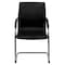 Flash Furniture Contemporary Side Reception Chair, Black Back, 22-3/4 in W 23" L 38-1/4" H, Padded, Vinyl Seat BT-509-BK-GG - alternate 10