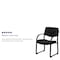 Flash Furniture Contemporary Executive Side Reception Chair, Black Seat, Black Back, 23" W 24-1/2" L 34" H, Curved BT-510-LEA-BK-GG - alternate 6