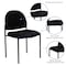 Flash Furniture Black Fabric Stack Chair BT-515-1-BK-GG - alternate 3