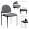 Flash Furniture Gray Fabric Stack Chair BT-515-1-GY-GG - alternate 2