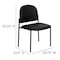 Flash Furniture Black Vinyl Stack Chair BT-515-1-VINYL-GG - alternate 5