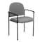 Flash Furniture Gray Fabric Stack Chair BT-516-1-GY-GG - alternate 3