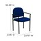 Flash Furniture Navy Fabric Stack Chair BT-516-1-NVY-GG - alternate 9