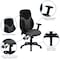 Flash Furniture Mesh Task Chair, 22 1/2-, Adjustable Padded BT-6001-GYBK-GG - alternate 5
