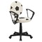 Flash Furniture Metal Task Chair, 17" to 21-1/2", Black and White BT-6177-SOC-A-GG - alternate 6