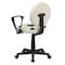 Flash Furniture Metal Task Chair, 17" to 21-1/2", Black and White BT-6177-SOC-A-GG - alternate 7