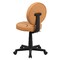 Flash Furniture Vinyl Task Chair, 17" to 21-1/2", Black and Orange BT-6178-BASKET-GG - alternate 2